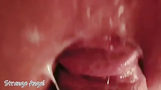 Curvy jubilant ass filled by hot sperm closeup